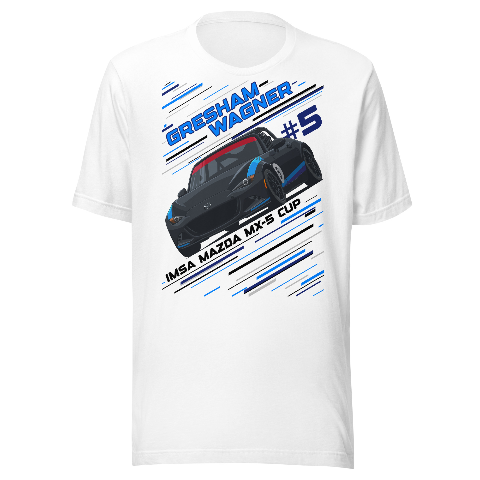 2024 MX 5 Cup Graphic Tee White Unisex   Unisex Staple T Shirt White Front 65ca8d0b9cb55 